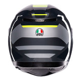 AGV K3 - SHADE GREY/YELLOW FLUO