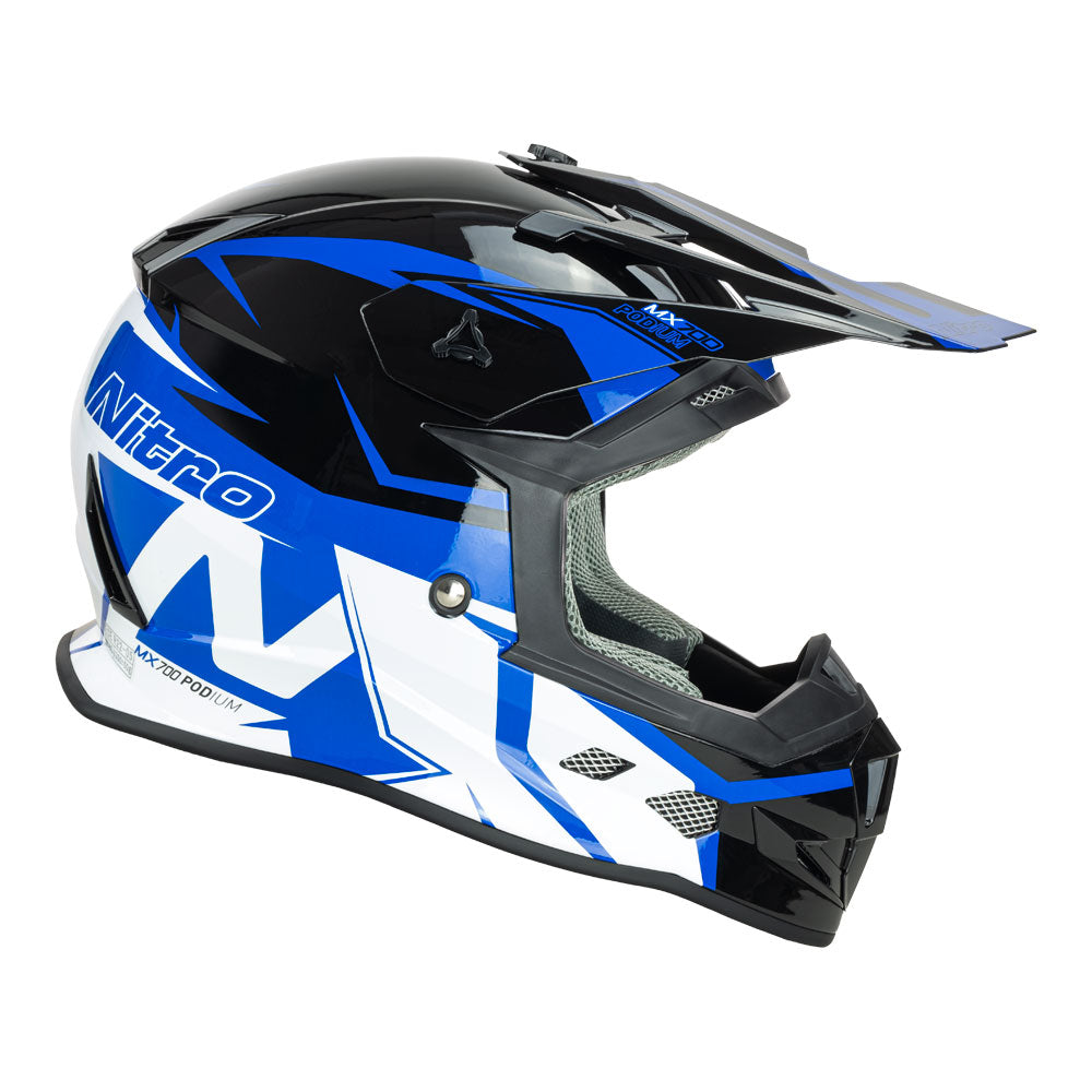 NITRO MX700 BLACK/BLUE/WHITE L