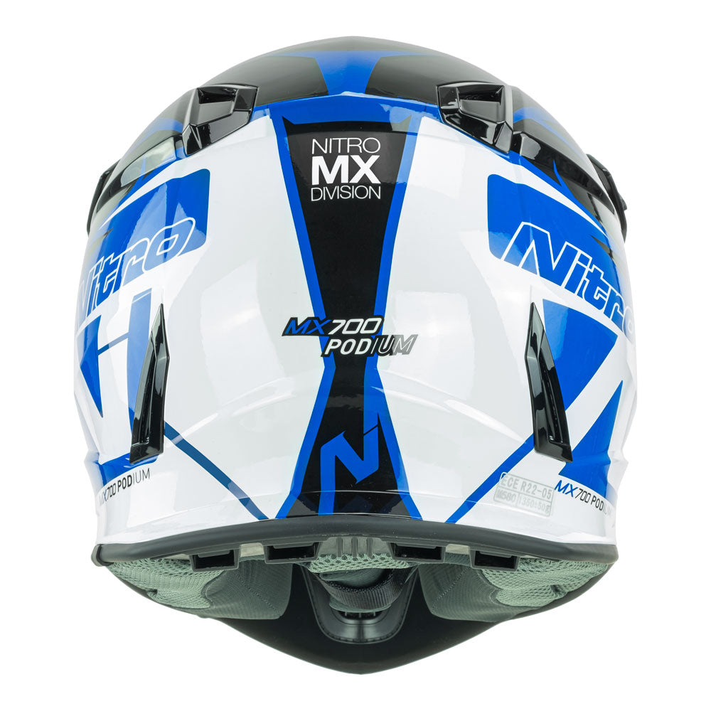 NITRO MX700 BLACK/BLUE/WHITE L