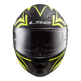 LS2 FF320 Stream Evo Jink Helmet - Matte Black / Hi-Vis Yellow