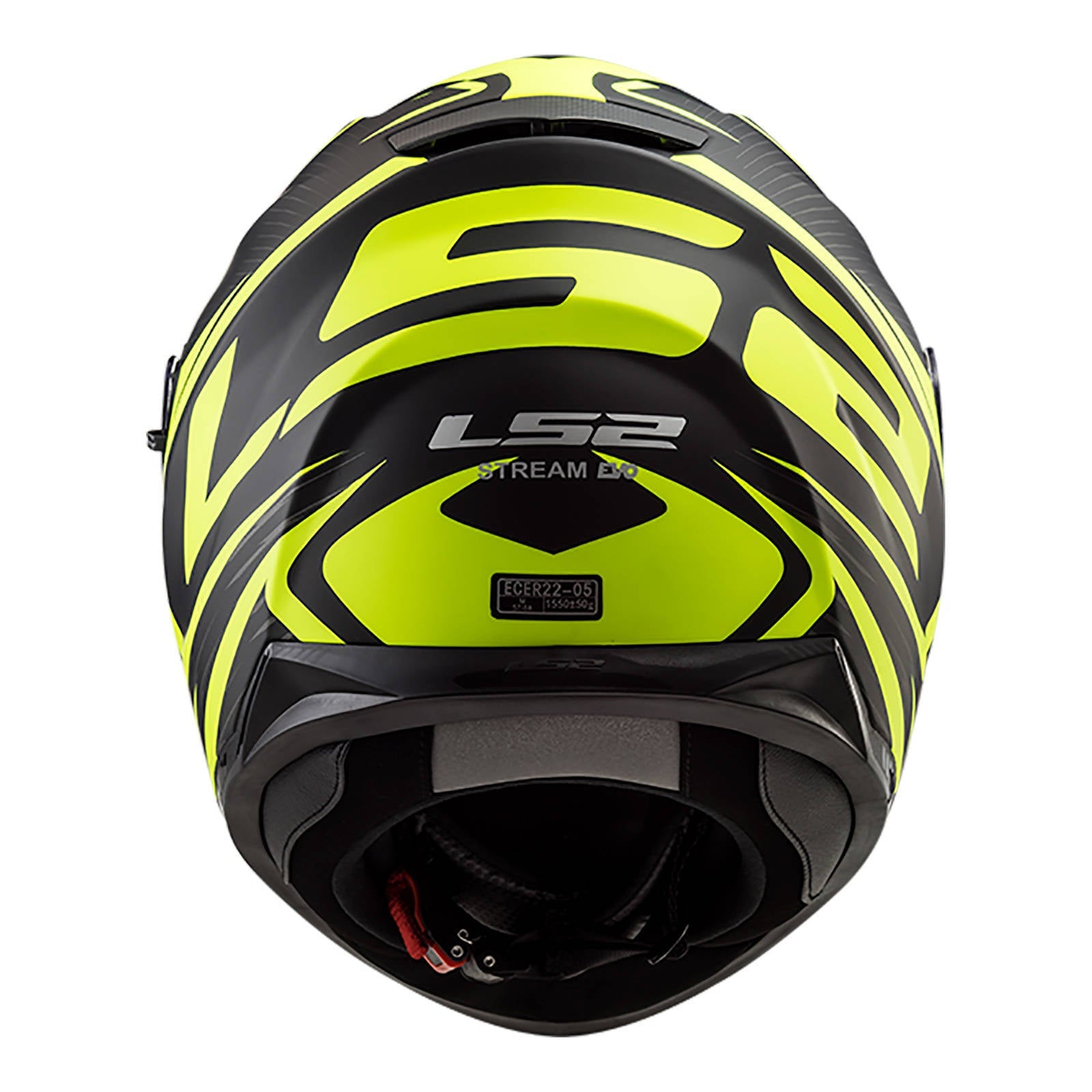 LS2 FF320 Stream Evo Jink Helmet - Matte Black / Hi-Vis Yellow